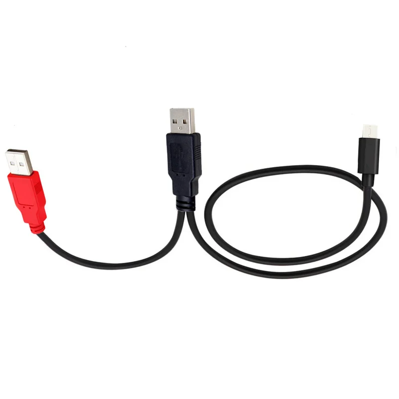 Type-C USB2.0  Android Phone Charging With Dual Head USB-C Connector Interface Split Into Two Dual Head Power Conversion Cable