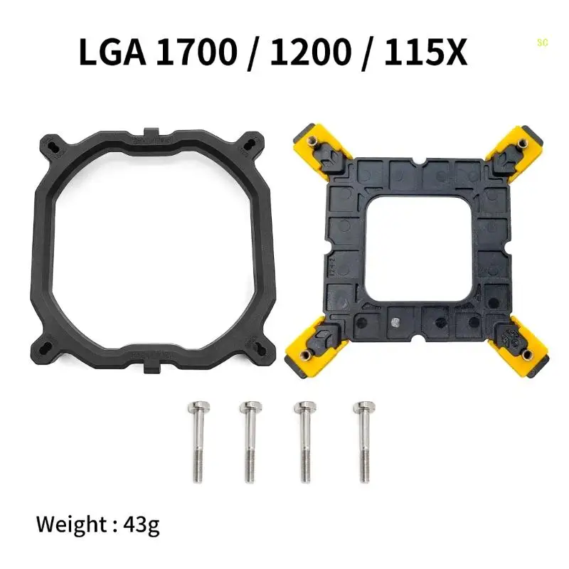 CPU Cooler Fan Bracket with Mounting Screws for LGA 1150 1151 1155 1156 1366 Dropshipping