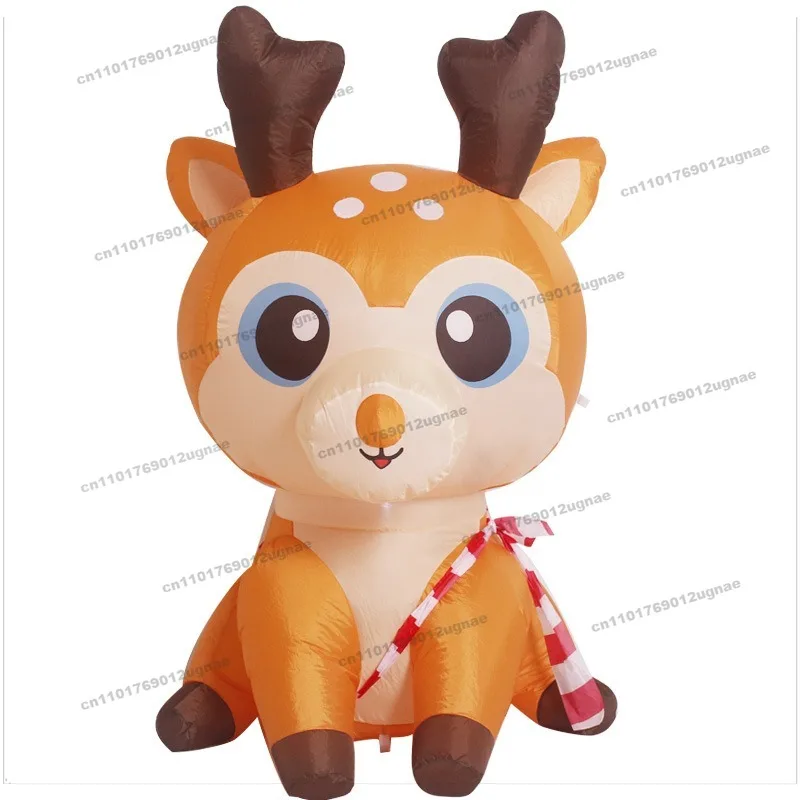 

Рождественский надувной милый олень воздушная модель украшения открытый сад мультяшный орнамент