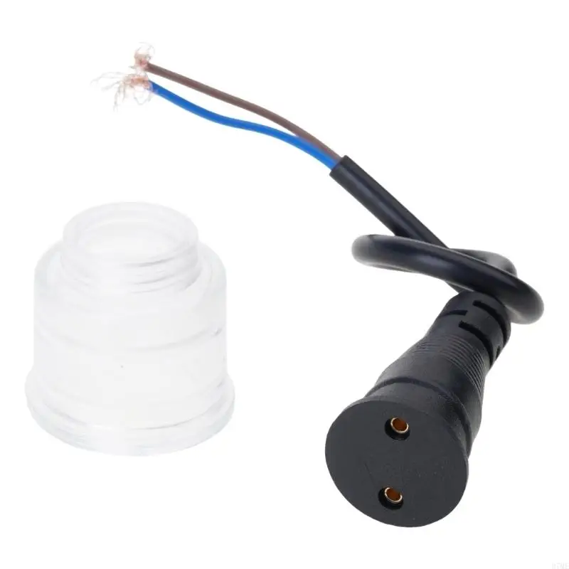37ME Aquarium Lamp Holder Base Waterproof Rubber Suitable for T8 Lamps 1 Inch Dia