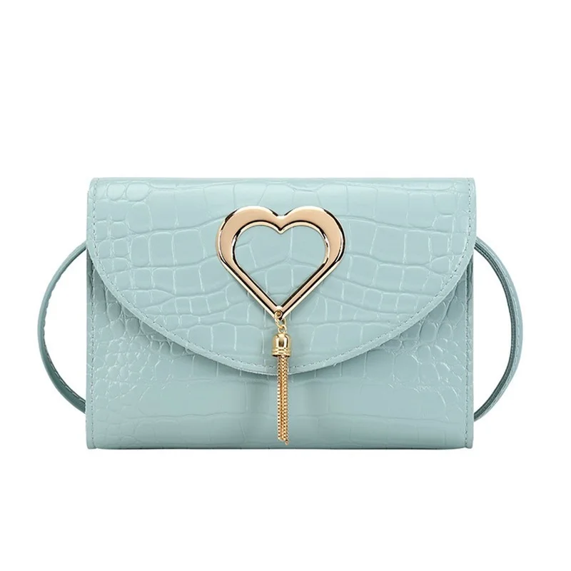 

Luxury Heart Shaped Designer Bag for Women Purses and Handbags Cute Side Fashionable Purses Satchels Women's Bag PU Lipstick Bag