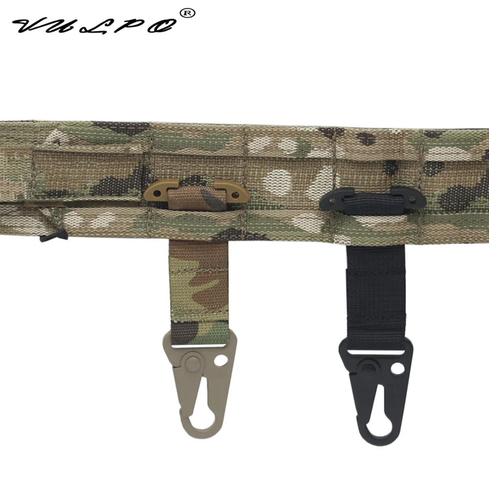 

VULPO Tactical Molle Hook Backpack Belt Hanging Buckle Keychain Hunting Vest Waist Belt MOLLE Hawk Hook