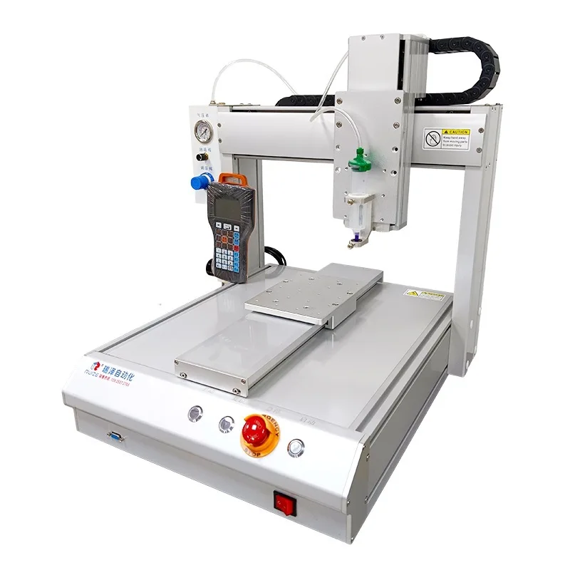 spot automatic duplex check point machine, desktop high-speed hot melt ggun machine precision glue machine ab