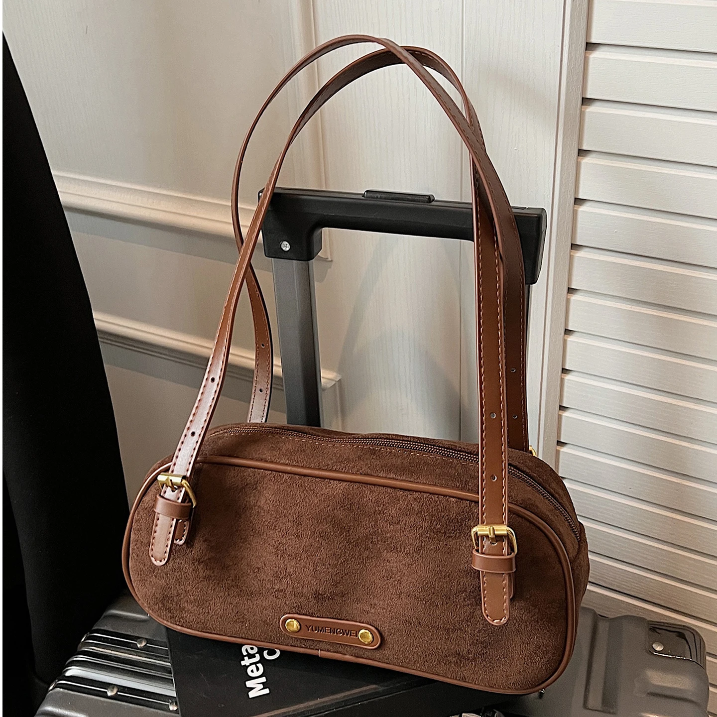 Retro Suede Leather… - image