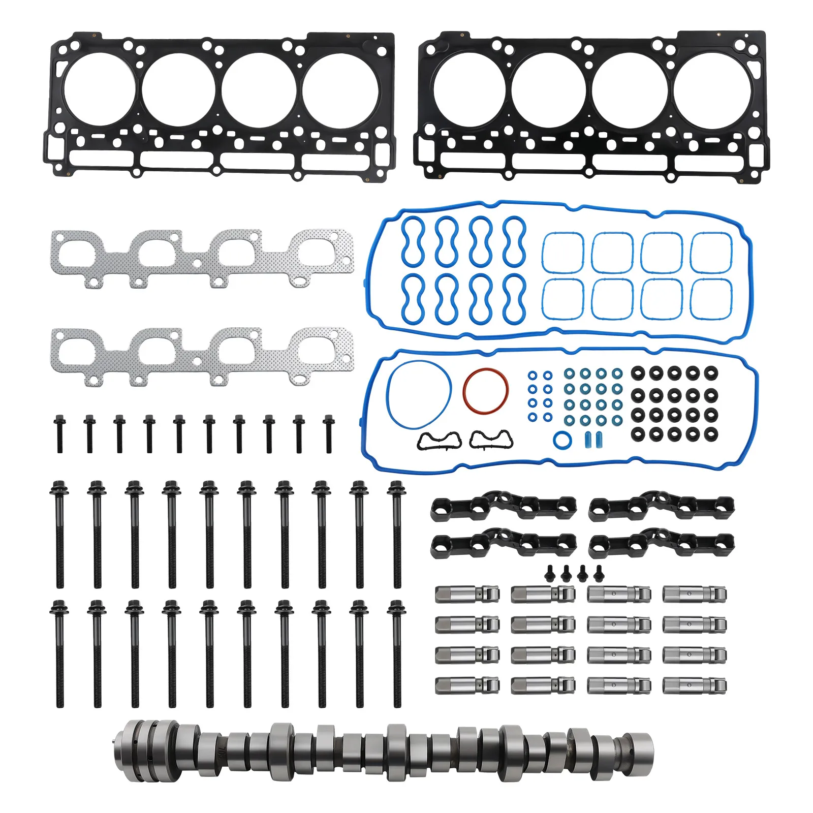 Complete MDS Lifters Camshaft Set for  Hemi for Chrysler 300 for Dodge Challenger Charger for Jeep HS26568PT 53021569AC