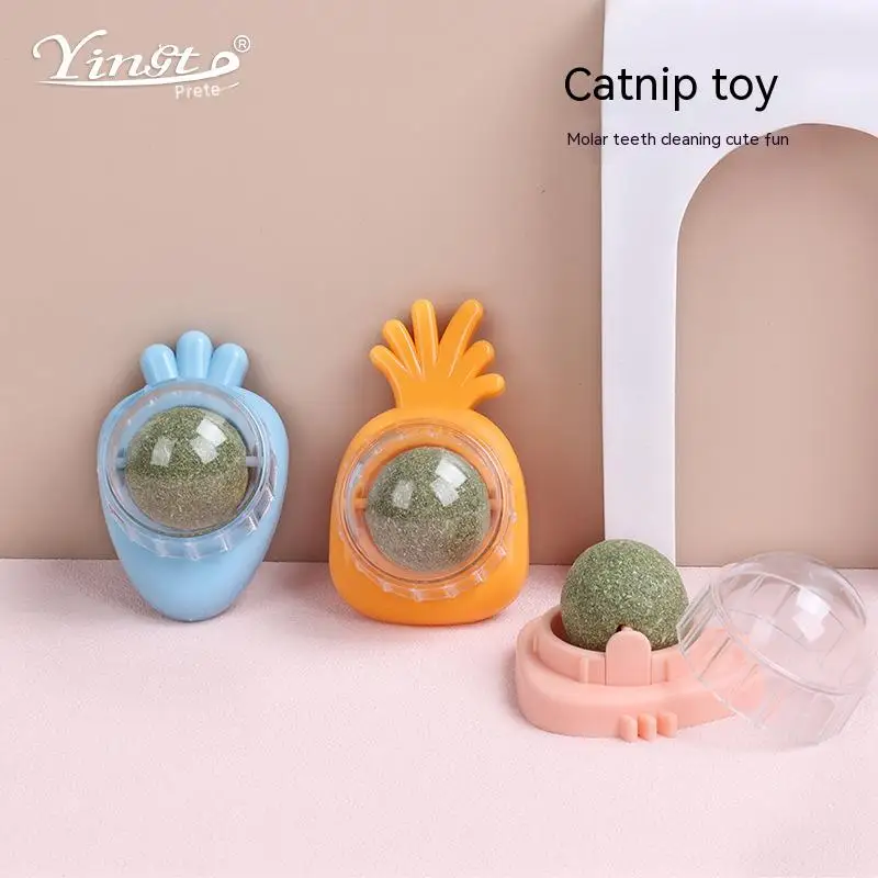 

Pet Catnip Ball Cat Toys Self Hi Teeth Teasing Lollipop Licking Music Teasing Cat Stick Bite-Resistant Cat Toys Interactive Toys