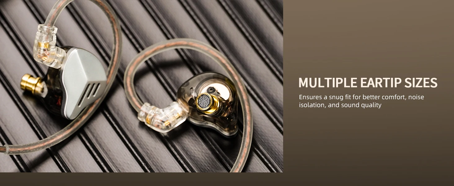 HiFi Walker A20 Pro In-Ear-Monitor für H2, H20 Pro MP3 1BA+1DD Hybrid-Treiber, Abnehmbares Kabel, Geräuschisolierend mit Klarem Vokal – Detail 6
