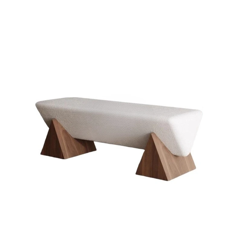 

Medieval solid wood shoe changing stool living room small stool ottoman