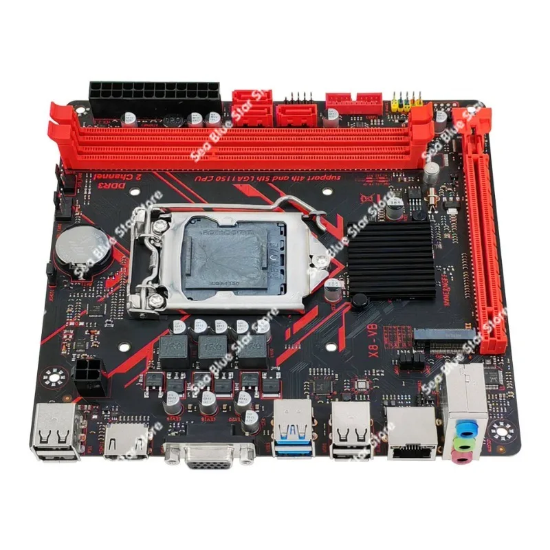 New ITX H81 computer main board motherboard DDR3 LGA-1150 supports M.2 interface Gigabit network interface card