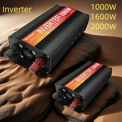 RDDSPON Pure Sine Wave Car Inverter 1000W 1600W 2000W Power Solar Inver 50Hz 60Hz Voltage Converters DC 12V 24V48V 60V To AC220V