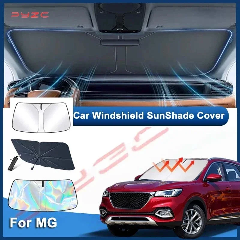 Car Windshield Sun Shade For MG HS EHS PHEV 2018 2019 2021 2022 2023 Accessories Reflector Sunshade Offers Protection