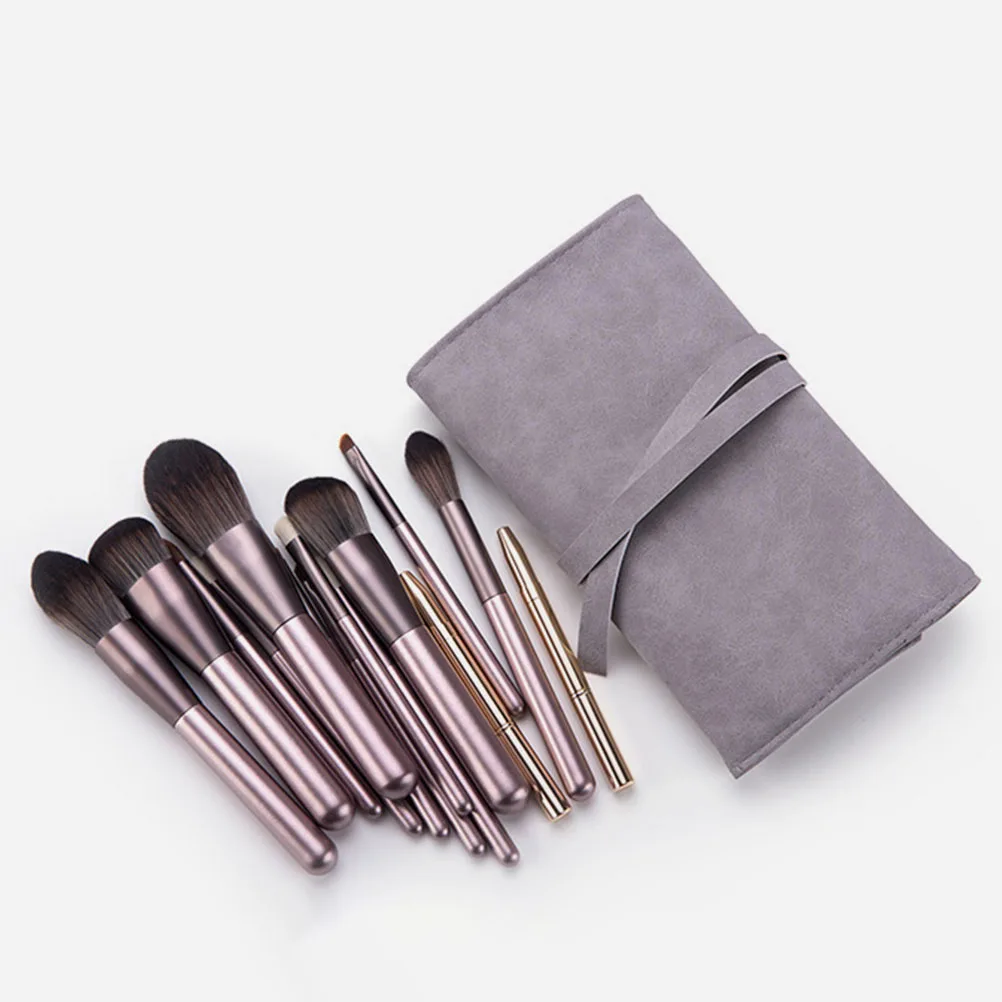 

Makeup Brush Bag Folding Holder Portable Cosmetics Storage Travel Organizer Pouch Lightweight Durable Safe Multipurpose