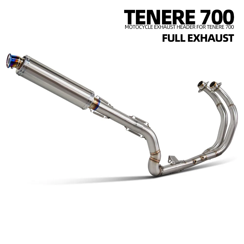 T700 Exhaust System Header Pipe Muffler For Yamaha T700 XTZ690 TENERE700 Explore Edition/Extreme Edition/World Raid 2019-2026