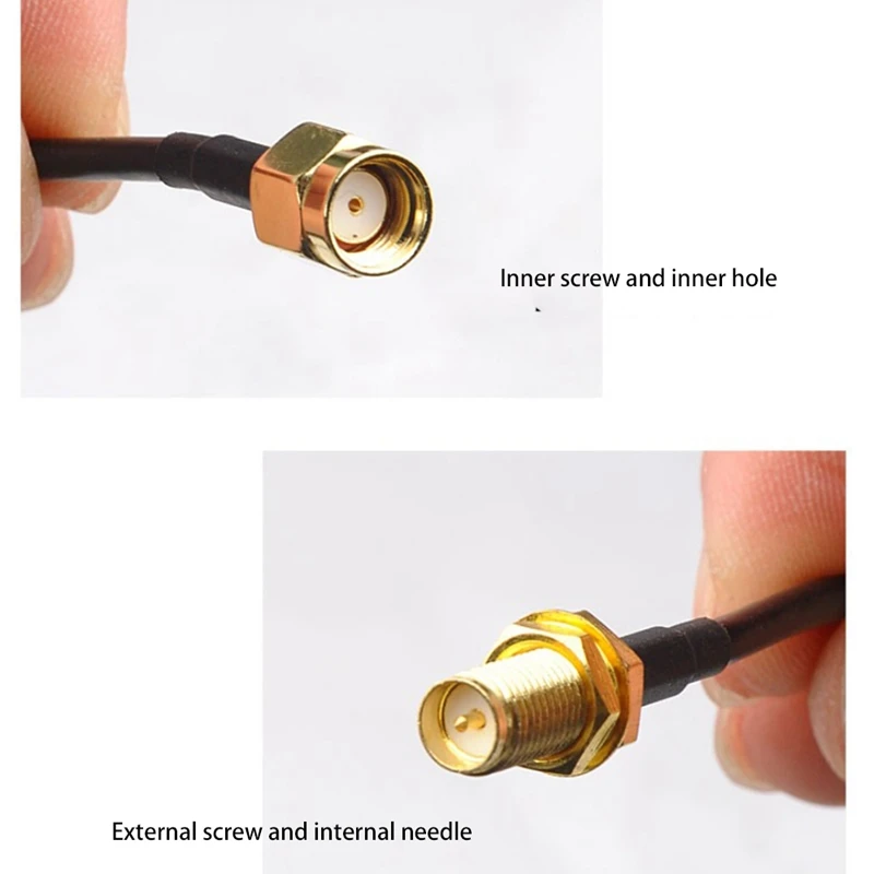 20M Extension Cables SMA Male To Female Coaxial Extension Cable Wifi Router Antenna Aerial Copper Plated Gold Cable