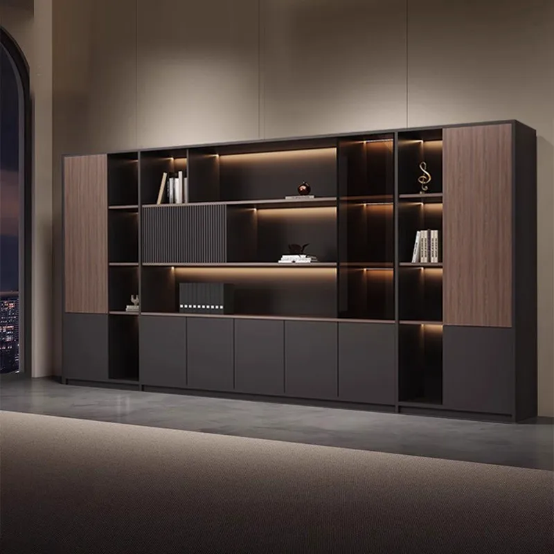 CX wooden data, storage, against the wall, filing cabinet floor-to-ceiling cabinet with lock