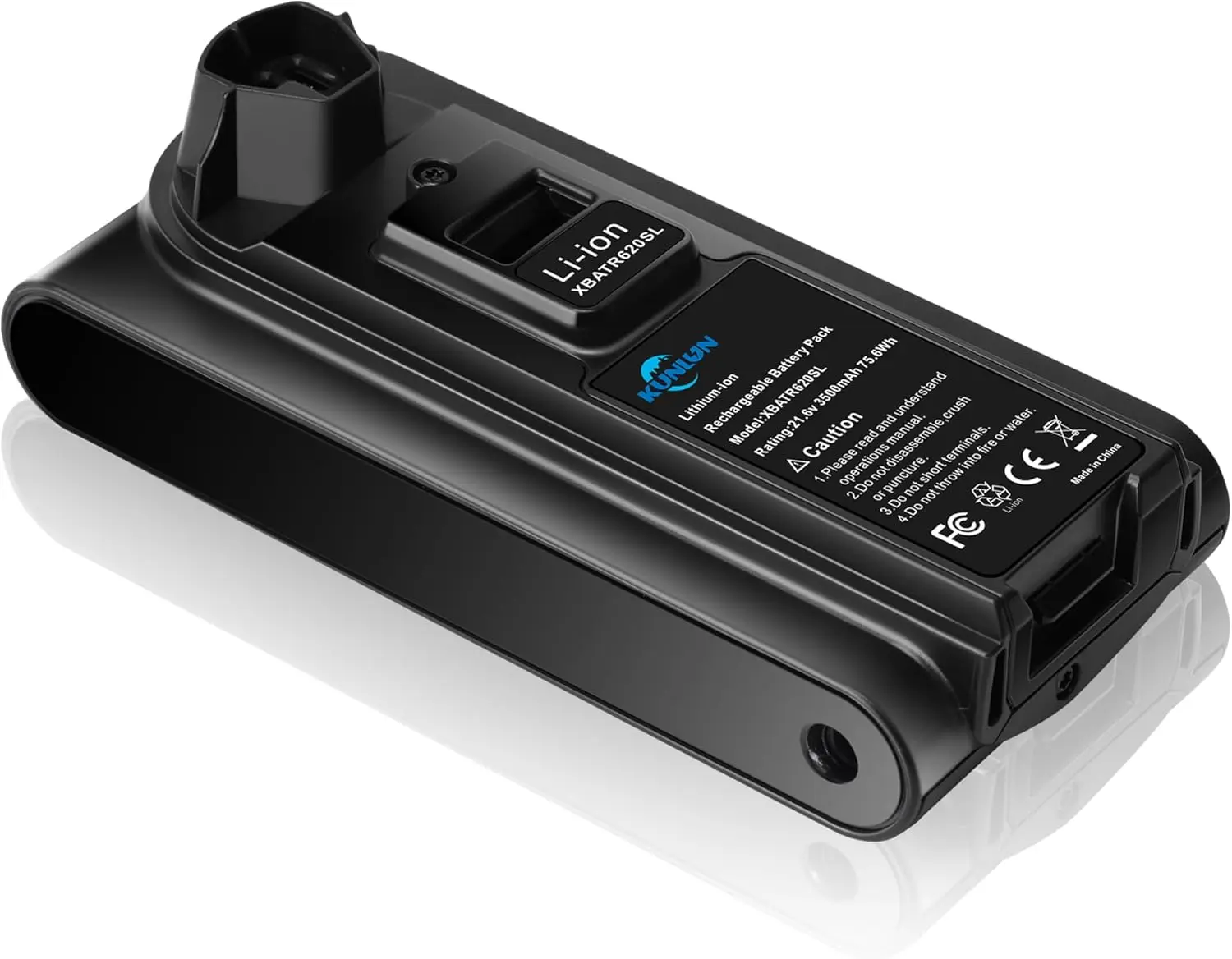 

21.6V XBATR620SL Replacement Lithium-Ion Battery Compatible for Shark Stratos Vacuums IZ540H IZ562H UZ565H LZ500, 3.5Ah