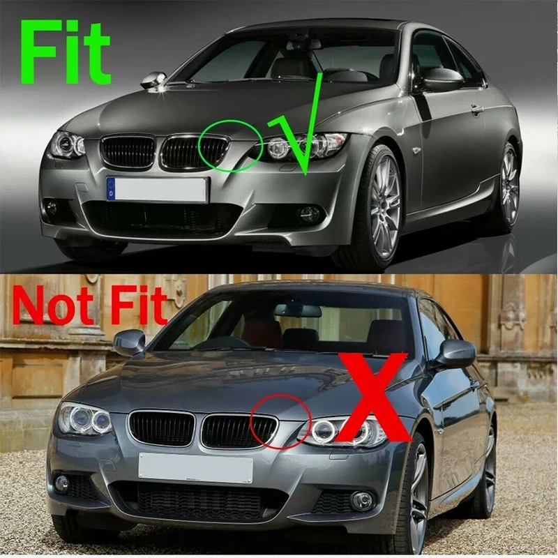

For BMW 3 SERIES E92 E93 GLOSS BLACK Front Bumper Splitter 320i 335i 320d M SPORT 2005-2009 FRONT BUMPER SPLITTER PRE-LCI Trim