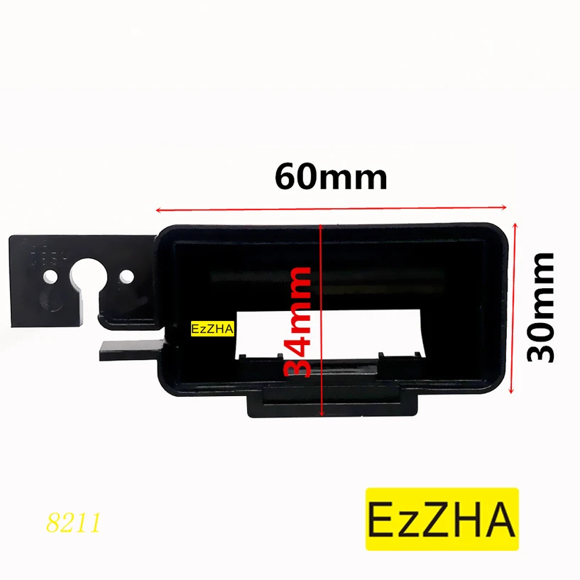 EzZHA Car Rear View Camera Bracket License Plate Light Housing Mount For Ford Transit Connect MK6 MK7 Transporter Tourneo