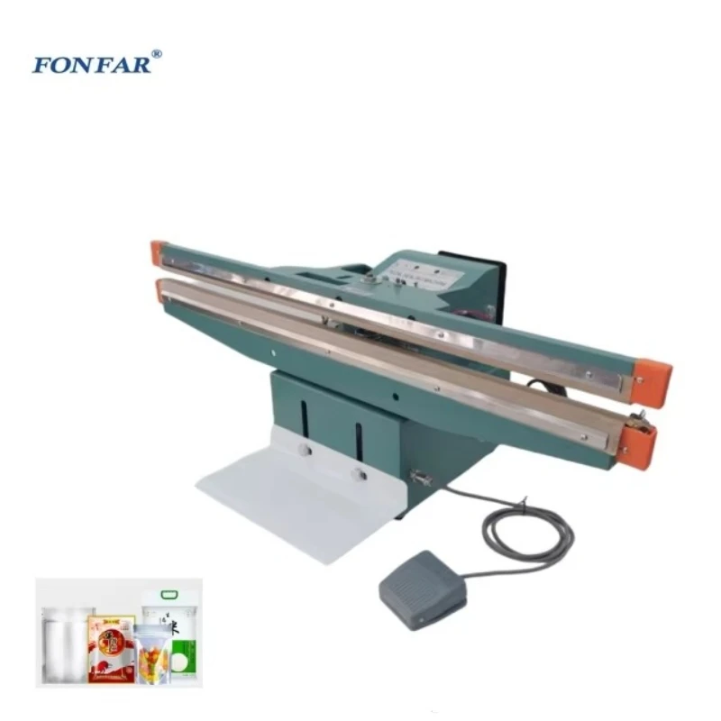 

Pneumatic Aluminium Impulse Sealer Seamer Desktop Foot Pedal Bag Sealing Machine