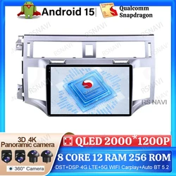 Android 15 Car Radio For Toyota Avalon 3 2010 2009 2008 2007 2006 2005 DSP Qualcomm BT Autoradio Viedo Player DVD Navigation GPS
