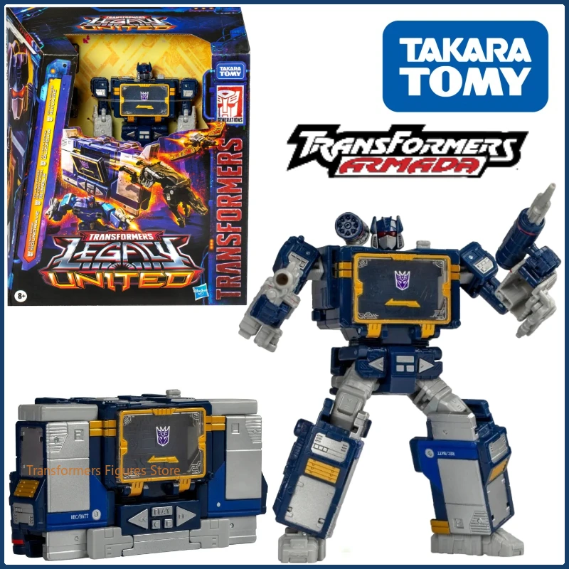 En Stock Takara Tomy Transformers serie G Unión legendaria L nivel G1 Soundwave figura de acción coleccionable Anime Robot juguetes regalos