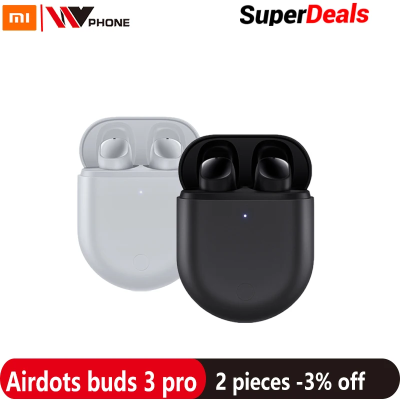 Xiaomi Redmi Buds 3 Pro TWS Bluetooth Earphone Redmi Airdots 3 Pro Wireless Earphone ANC IPX4 For K40 Note 10 Pro