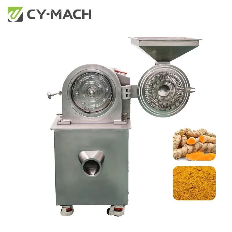 Food Factory Pepper Spice Stainless Steel Universal Grinder For Turmeric  Pulverizer Machine