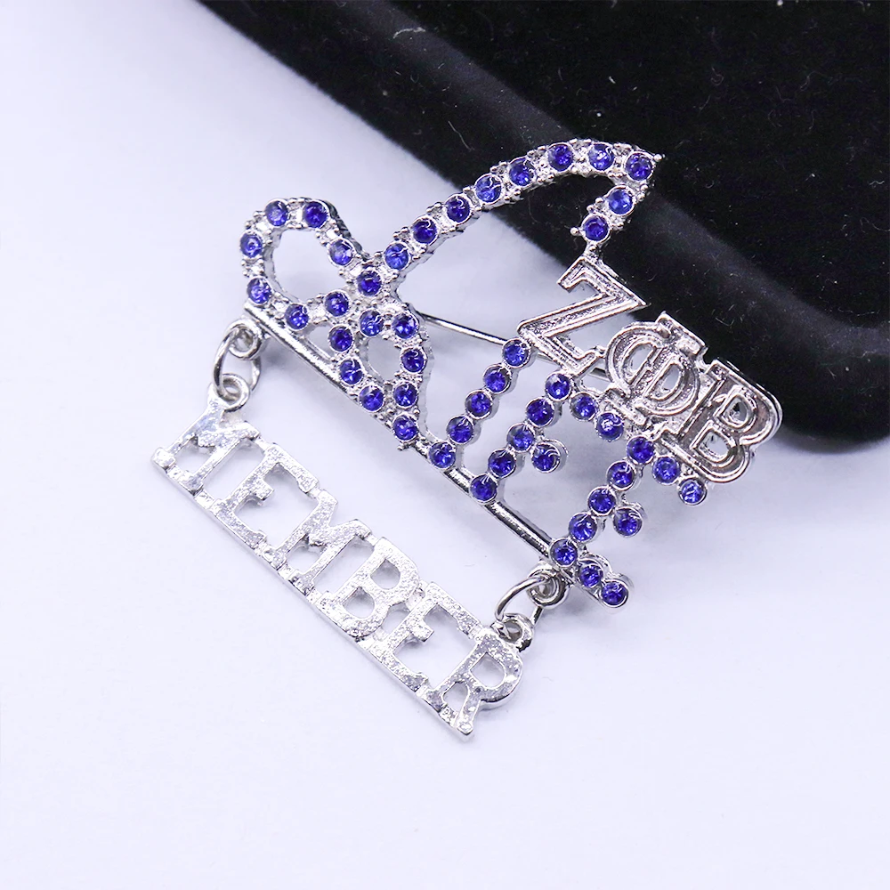 University Women Social Organization Greek Letter ZPB Life Member 1920 Finer Women Rock Sorority Broach Gift Jewelry