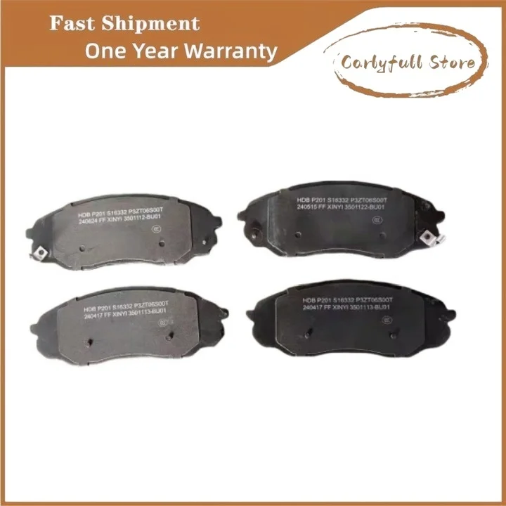 Original High Qualtiy Front and Rear Brake Pads for CHANGAN Kaicene Hunter F70 1.9T Diesel Engine PEUGEOT Landtrek 1.9 D20T