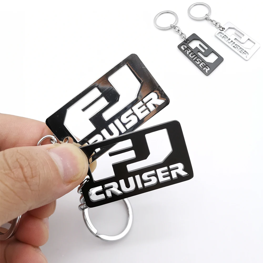 

FJ cruiser Metal Keychain Jdm Car Pendant For Toyota Honda Toyota Vw Bmw Decorative Supplies Car Accessories