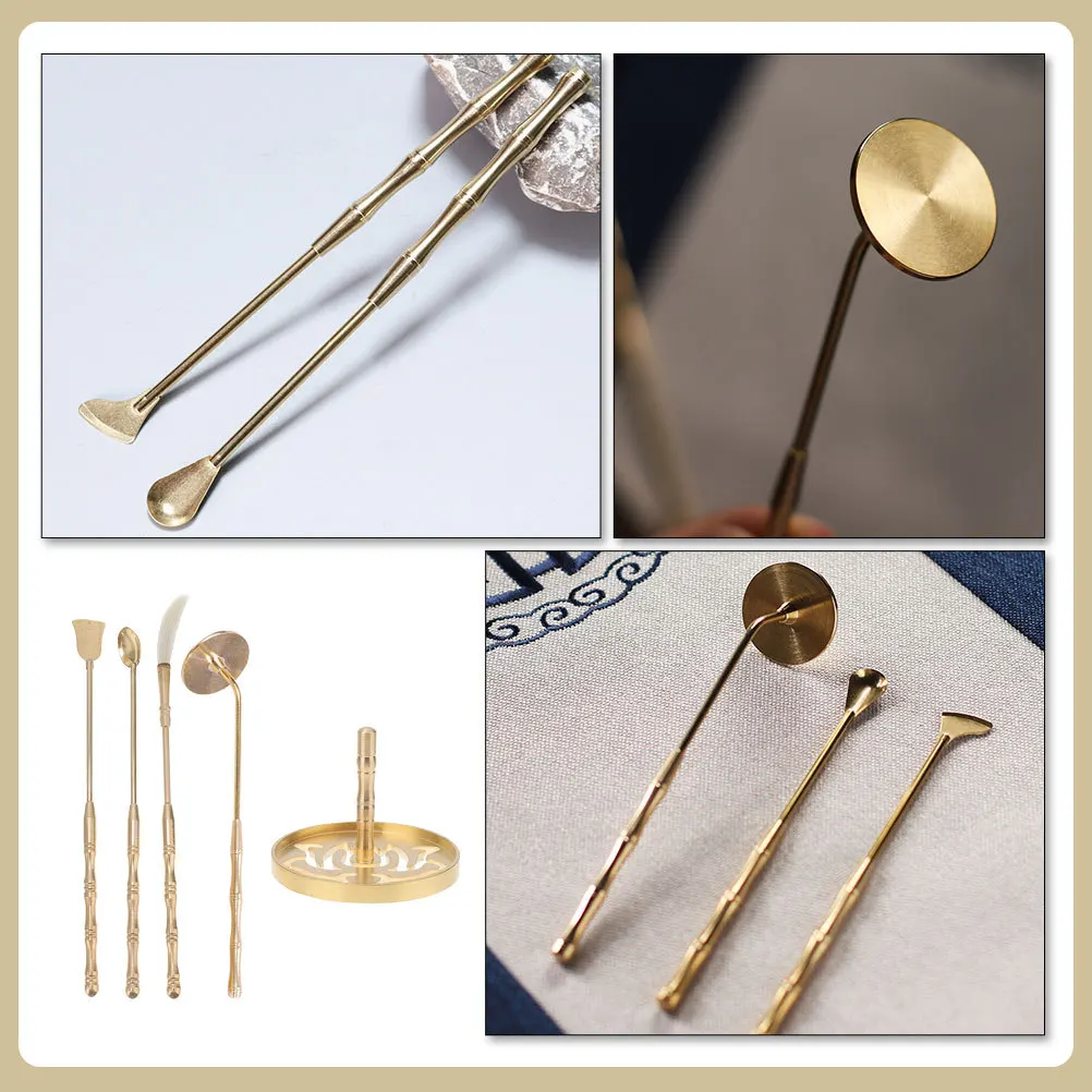 

1 set 1 Set Powder Making Kit Tools For Yoga Meditation Home Spa Relaxation Incense Burner Accessories Brass Incense Mold Set