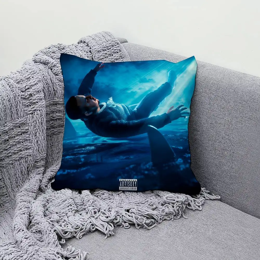 

Rapper C-Cruz Cafune Me Muevo Con Dios Pillow Case Decor Protective Covers Comfortable soft for Sofa Living Room Home office