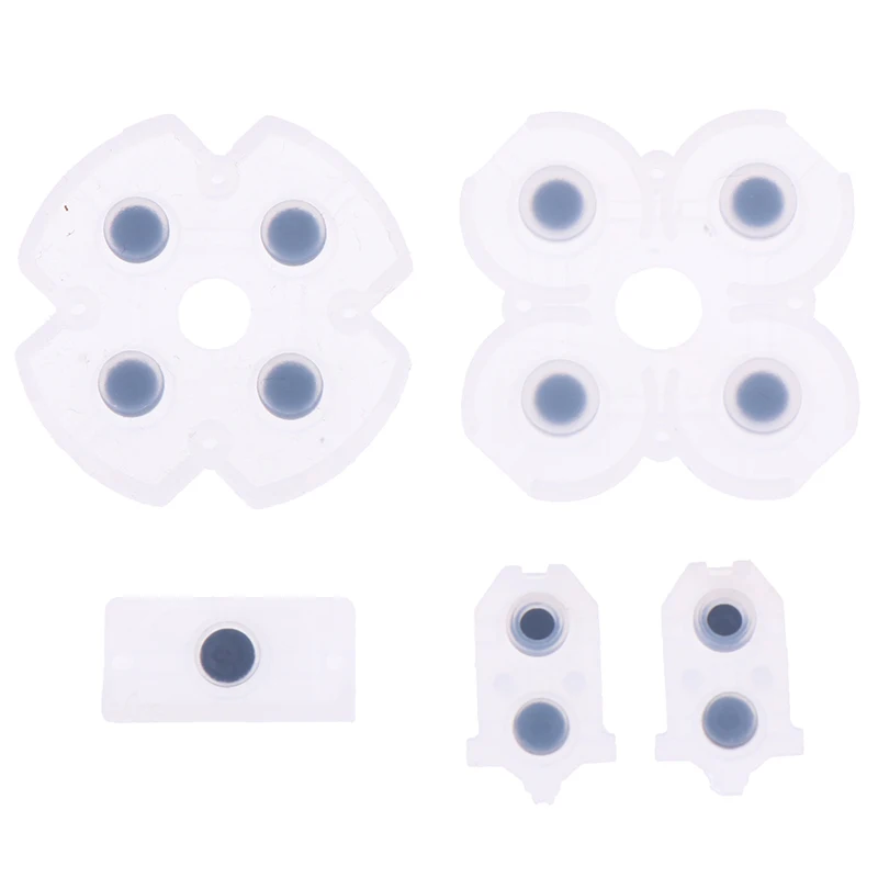 1Set Controller Rubber Conductive Pad Silicon Buttons For PS4 Repair Replacement Part