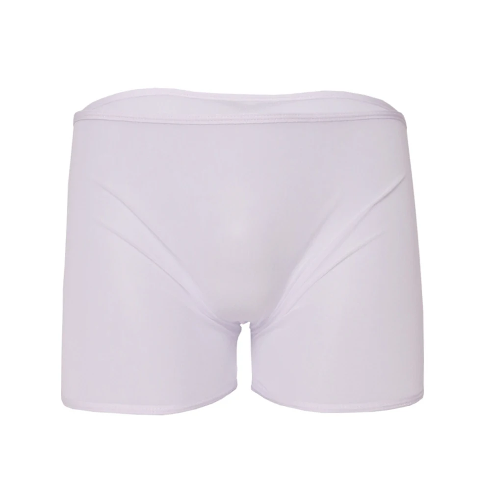 Sexy Men's Mesh See-Through Briefs Sheer Pouch Underwear Panties Lingerie Elastic Seamless Thin Slim Men's Shorts