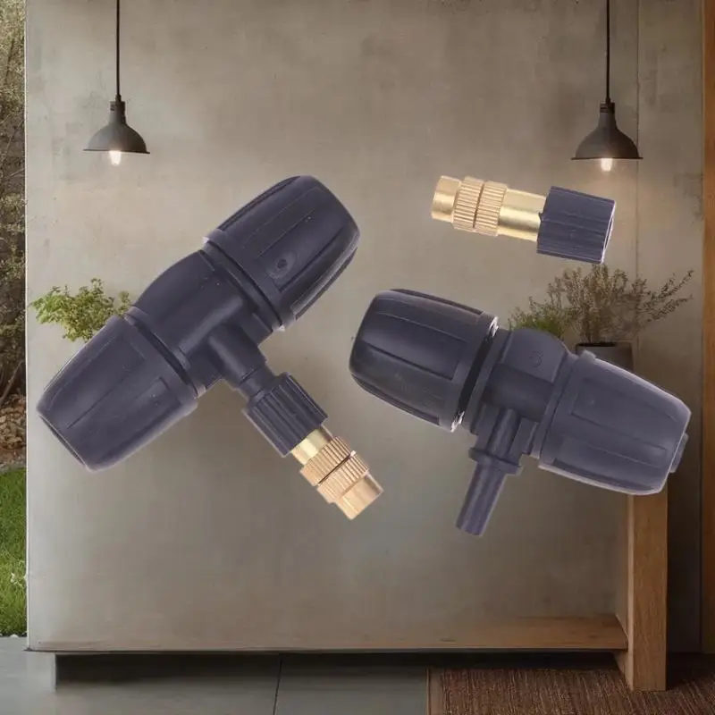 

Система распыления сопла таймера полива для садоводства — автоматический распылитель для уменьшения пыли для растений, упаковка из 5 шт.