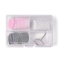 Dead Skin Replaceable Sanding Paper Set for Manicure Pedicure With Metal Disc Nail Drill Bit Calluses Removal Foot Care Tool Acc