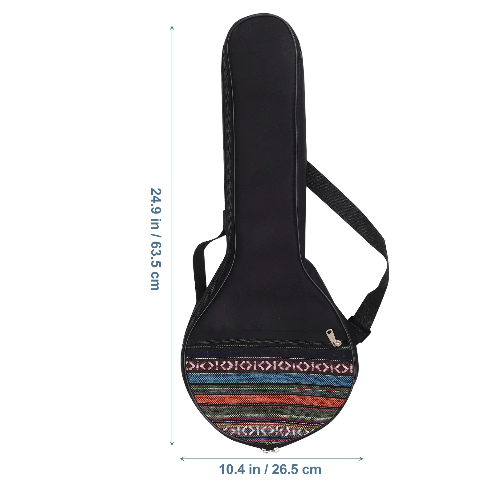 Tracolla regolabile a 4 corde Comoda borsa da trasporto portatile in tessuto non tessuto Modello in stile etnico