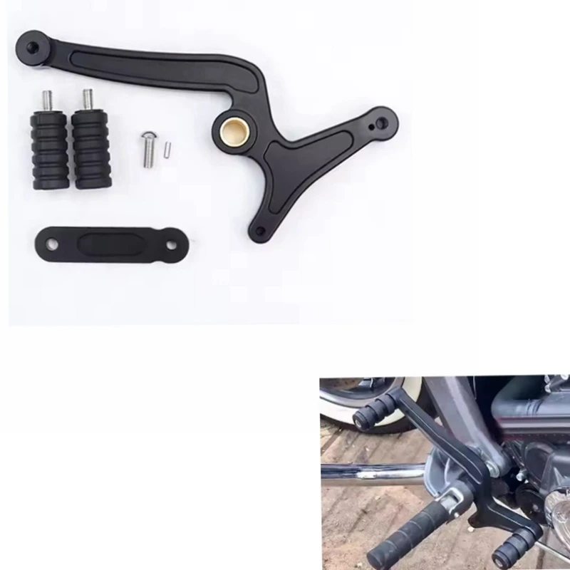 Motorcycle pedal hanger lever transmission is available for Indian Scouts Hussar Bobber CNC Billet Aluminum