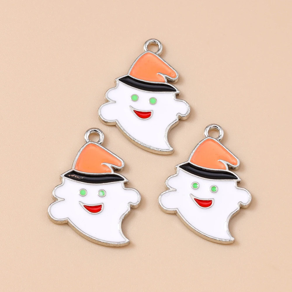 Leslie 10pcs Halloween Ghost C - Jewelry Making Date Night ulasan dan harga