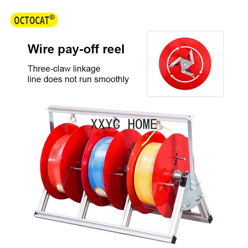 Wire Pay-Off Rack, Pay-Off Device,  Disc,  Tool, Folding Bv Wire, Three Wire, Multiple Wire, Home Assembly Tool