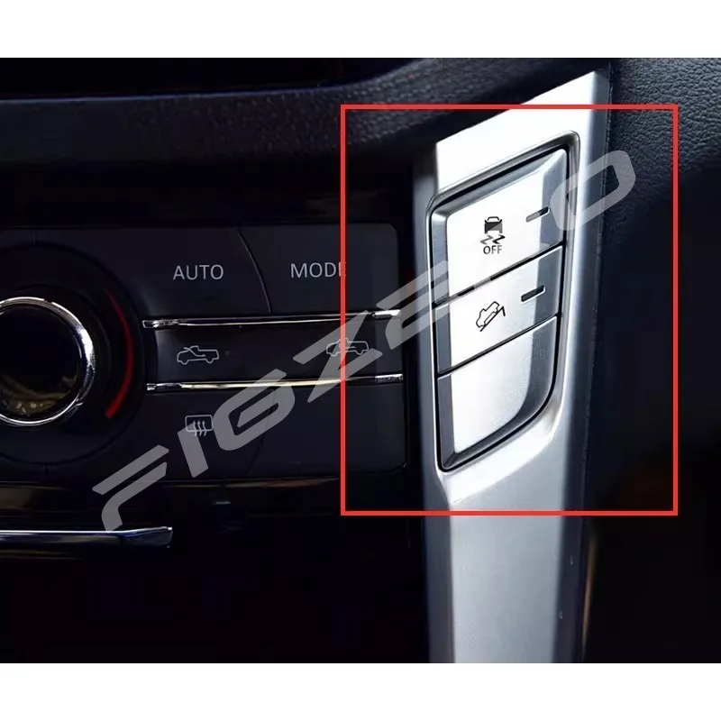 Automobiles Centralised Anti-slip Control Switch Steep Slope Descent Dashboard Button Silver for MAXUS T60 T70 Genuine