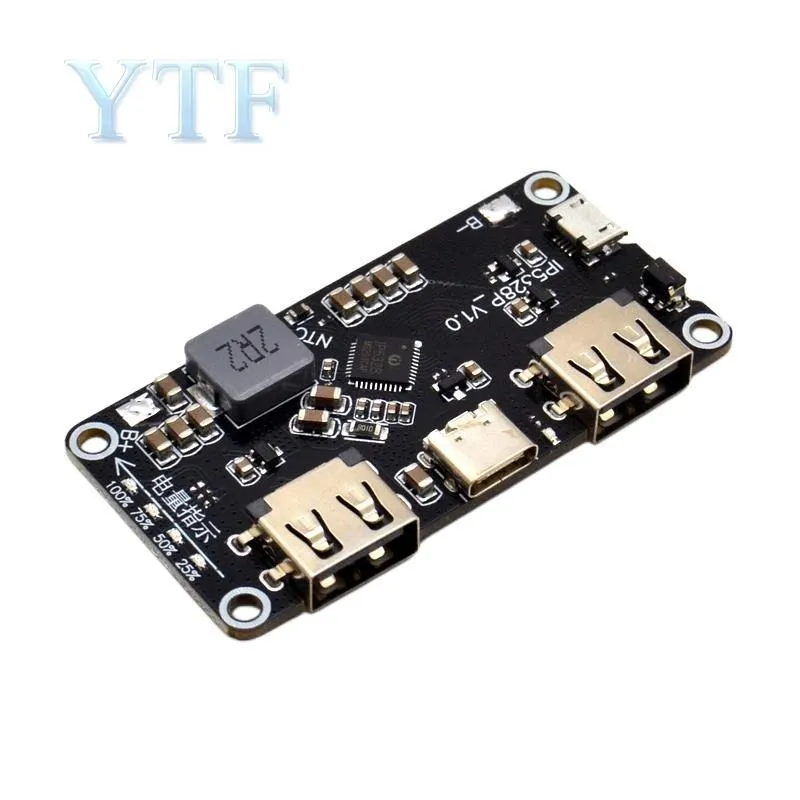 

IP5328P Charging Treasure Bidirectional Fast Charging Module Mobile Power Supply Motherboard 3.7V to 5v9v12v Boost