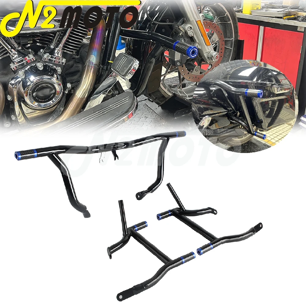 

Защита двигателя мотоцикла, седельная сумка, рельсы Carsh, защита для Harley Electra Glide FLHT FLHTCU FLHTCUL FLHTP FLHTK FLHTKSE FLHTKL