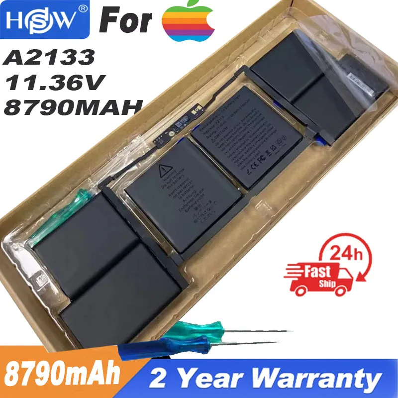 

11.36V 8790mAh Battery A2113 For Apple Macbook Pro A2141 16'' Inch 2019 MVVJ2 MVVL2 MVVM2 610-00533 batteries