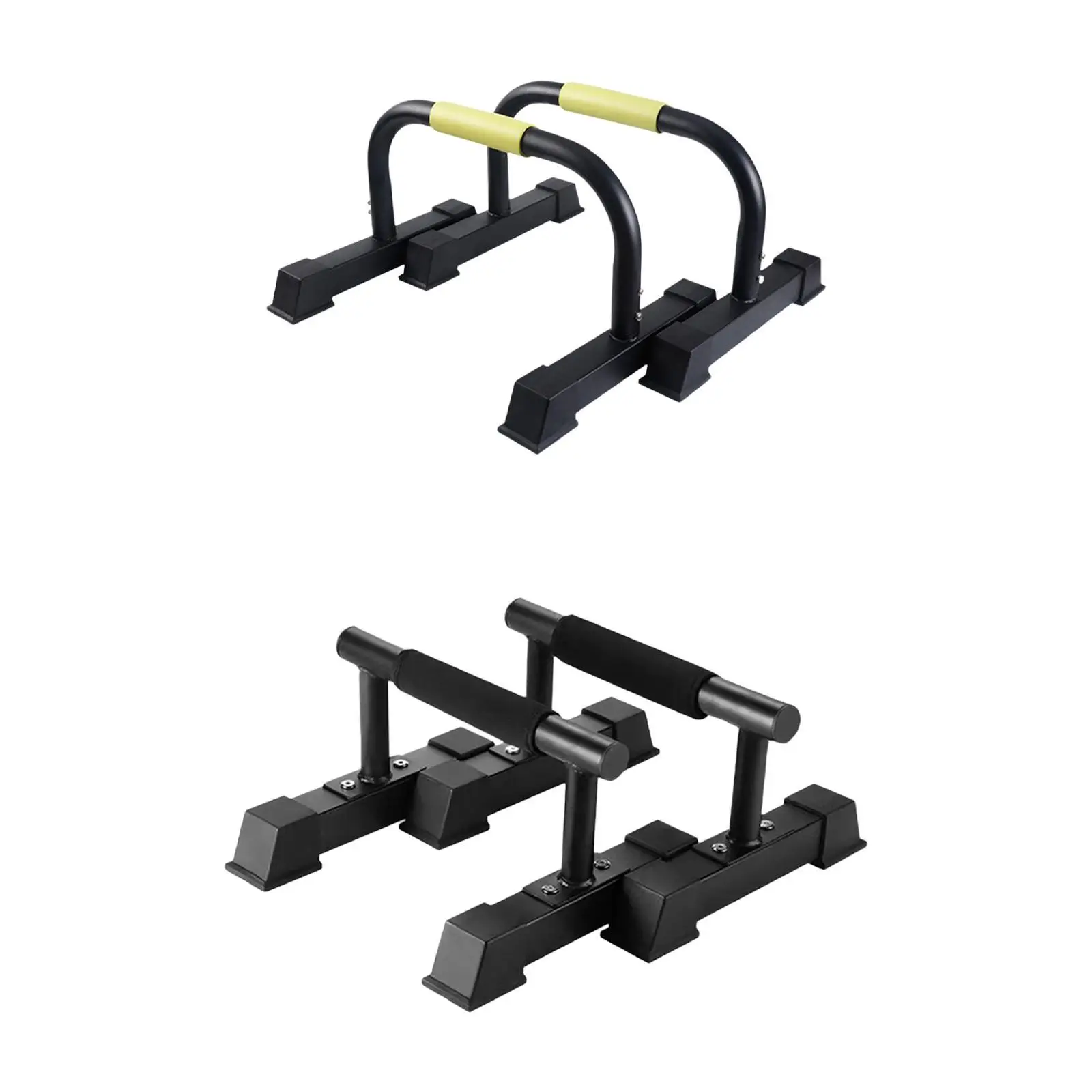 

2 Pieces Push up Bars Push up Handles Steel Parallettes Bars Push up Brackets