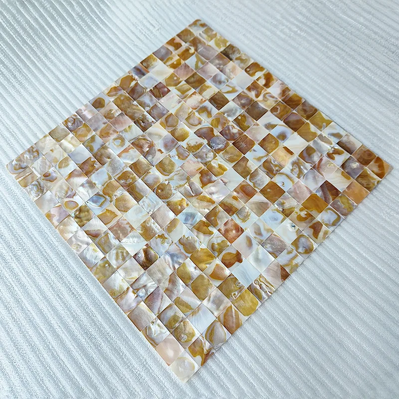 30x30cm Colorful Colorful Shell Mosaic Tiles. 0.2cm Thick Bathroom Living Room Balcony TV Background Wall Decor Self-adhesive view 3