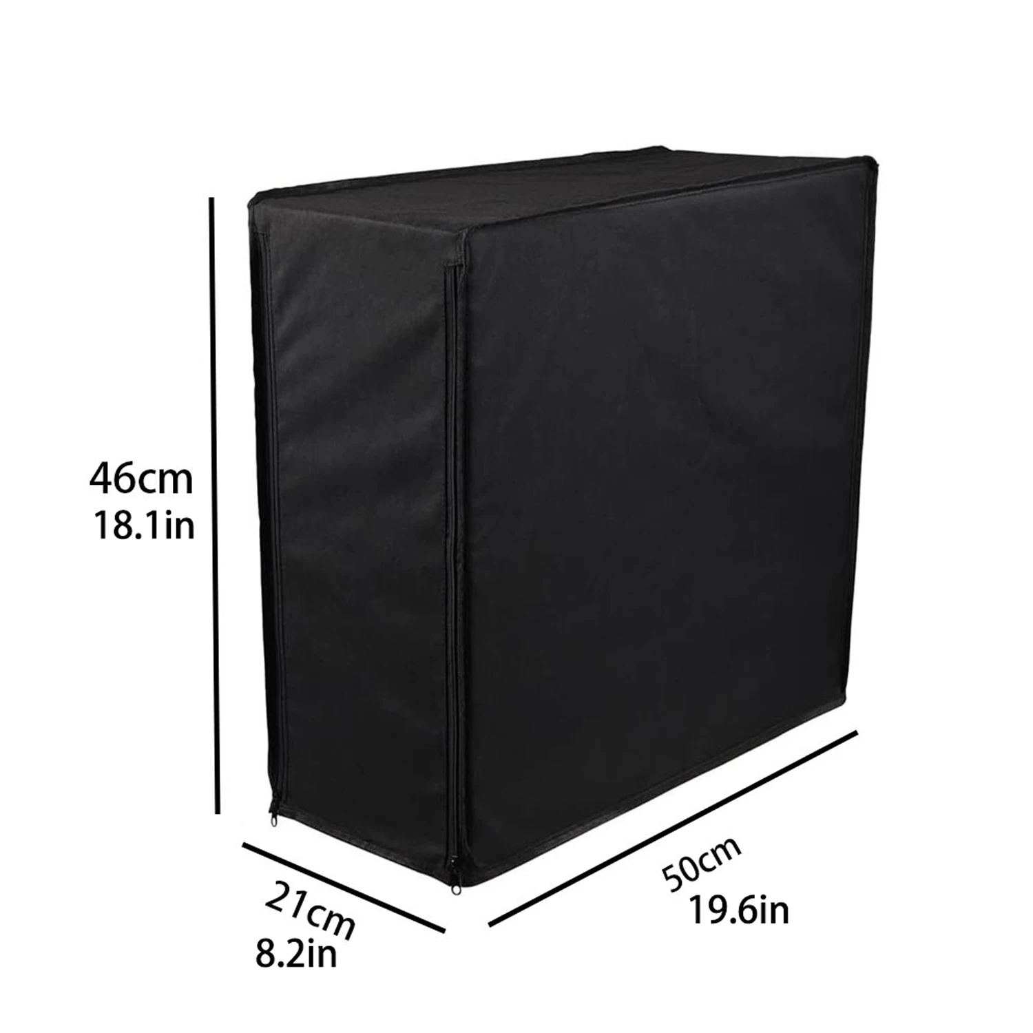 PC Computer Dust Cover Mid-Tower Protective Cover  Heavy-Duty Host Dust-Proof And Waterproof Cover With Zipper