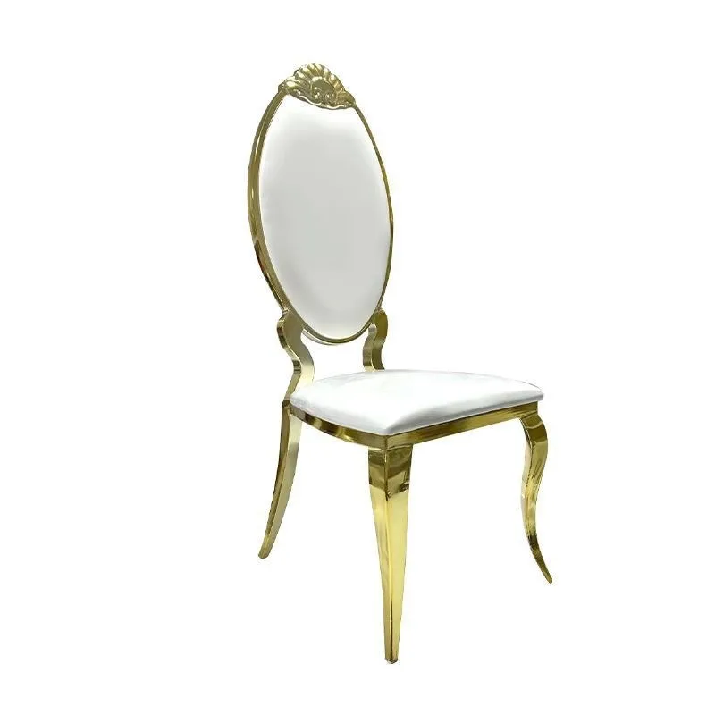 Indoor furniture living room, bedroom Hotel banquet chair ingot gold-plated chair wedding hall wedding Room decoration