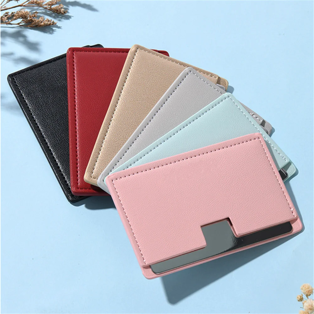 Makeup Mirror High-Quality Portable Makeup Mirror Single-Side Creative Women Solid Color Makeup Mirror