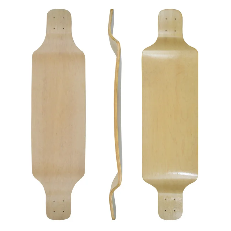 Monopatín, tabla de tabla larga, tabla de Arce, tabla de patín DIY, suministro de piezas, cubierta de 101cm, tabla larga de 9 niveles